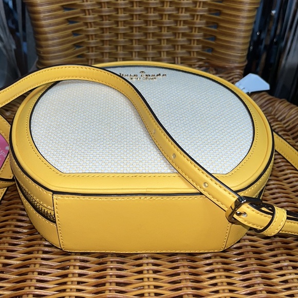 ♠️kate spade Traveler Canteen Canvas Crossbody Bag - Picture 10 of 14